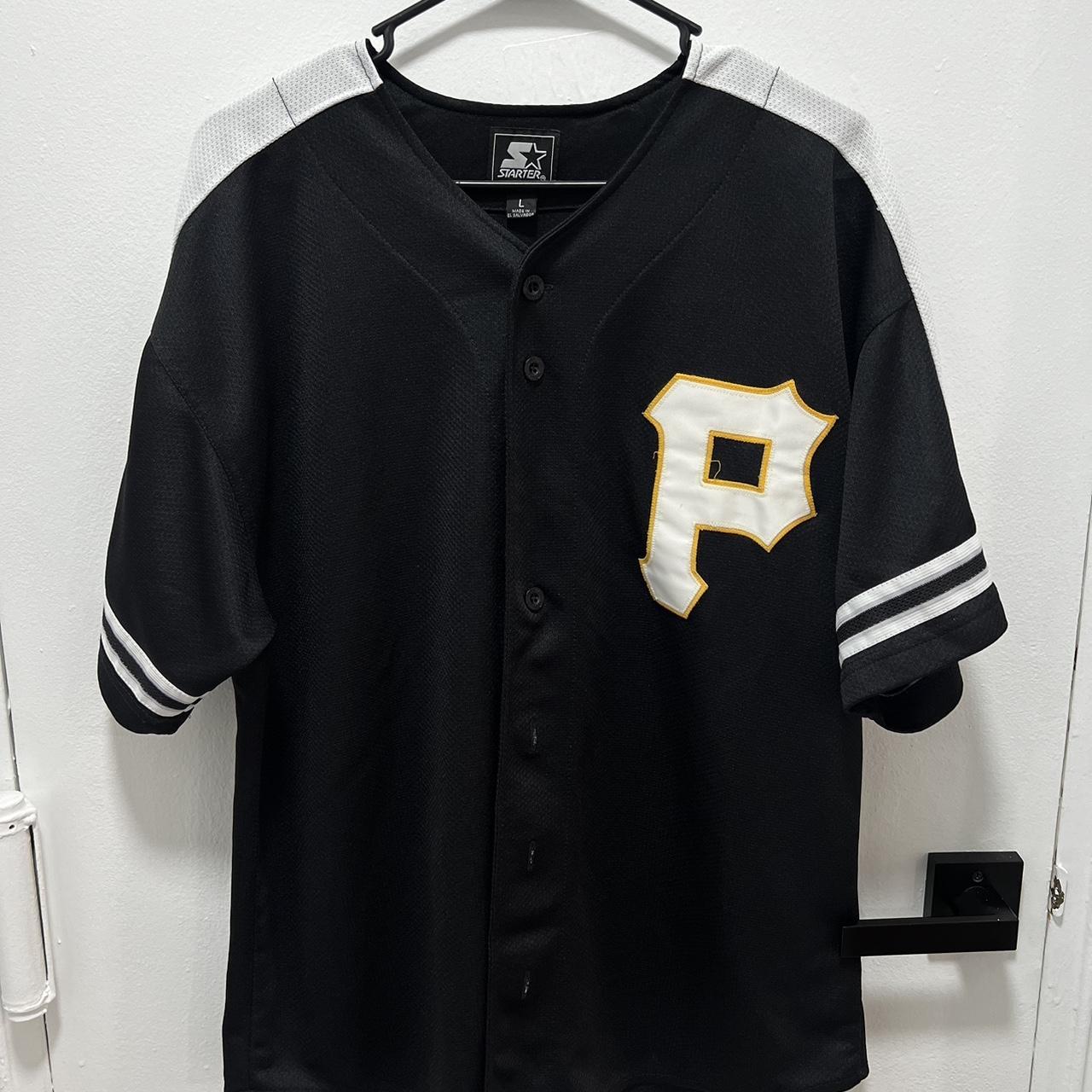 Pittsburgh Pirates ~ Vintage Starter Baseball Jersey ~ Button Up ~ Men's  Large