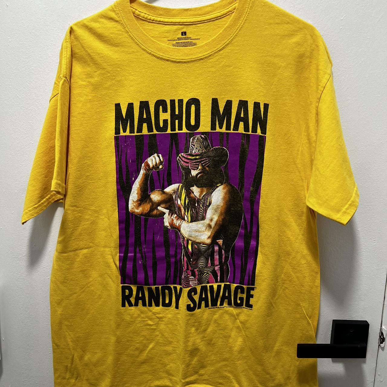 WWE Macho Man Randy Savage T-Shirt Size Large. Light... - Depop