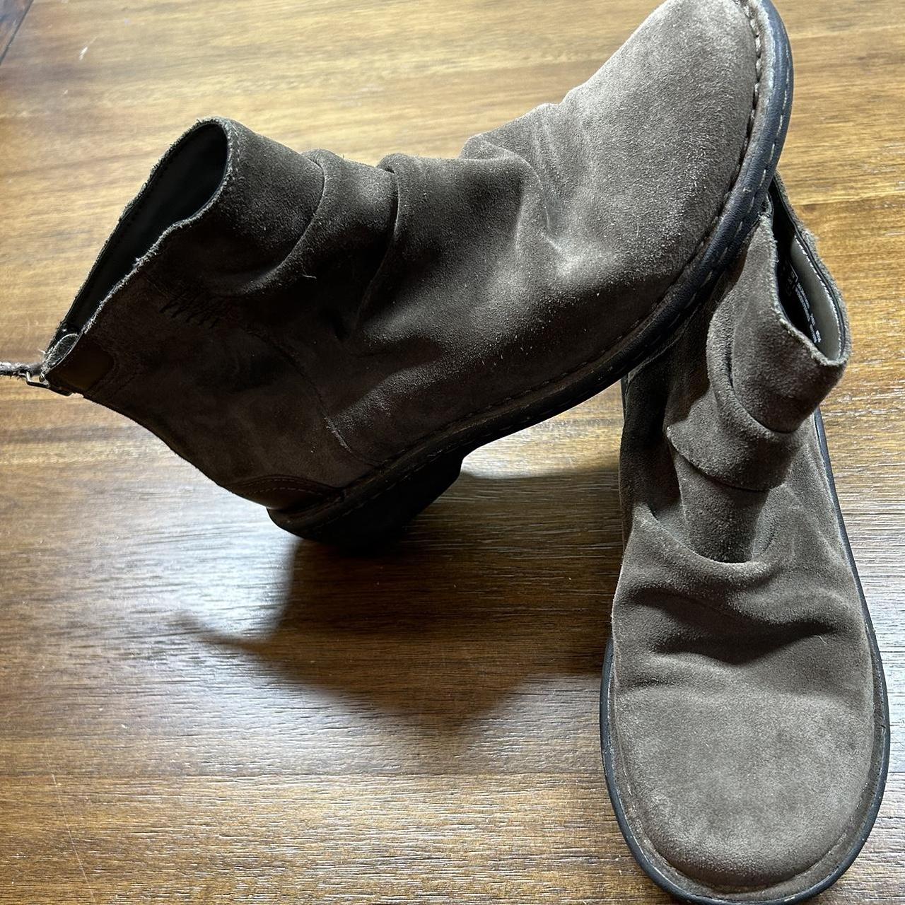 Clarks Artisan Avington Swan Brown Grey Suede Ankle. Depop