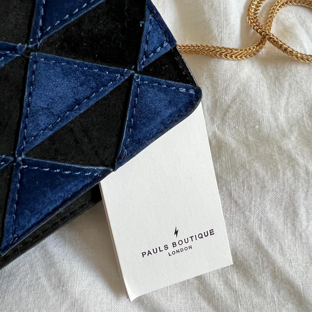 Black Paul's Boutique bag with gold chain No - Depop