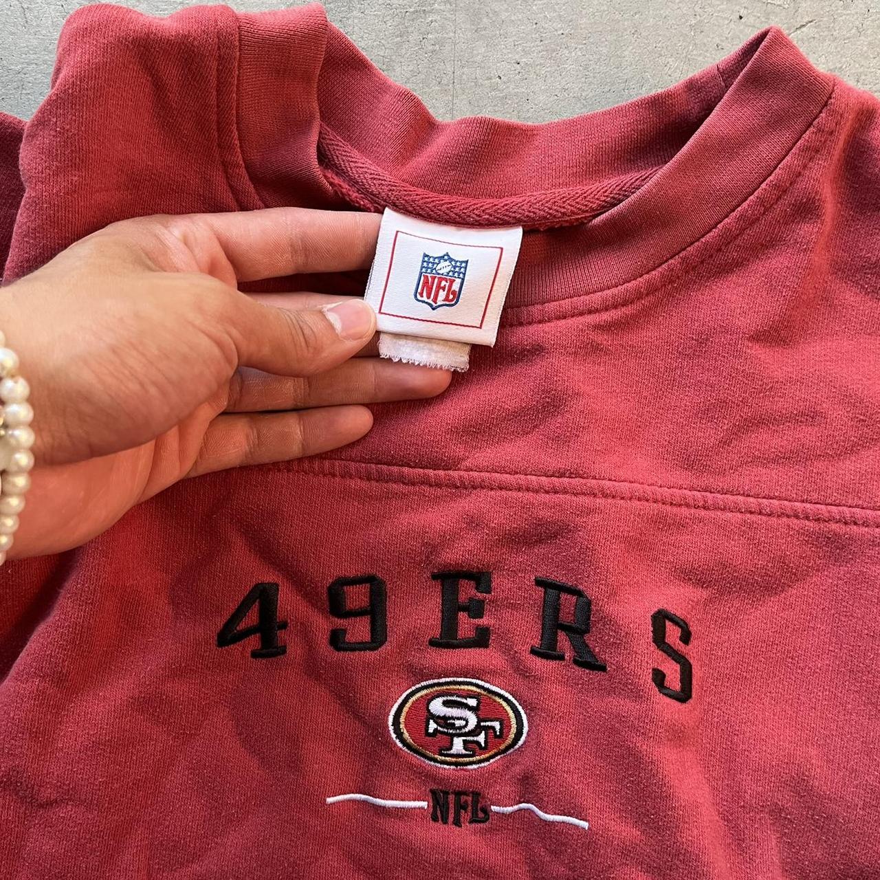 49ers crewneck sweatshirt san francisco nfl football - Depop