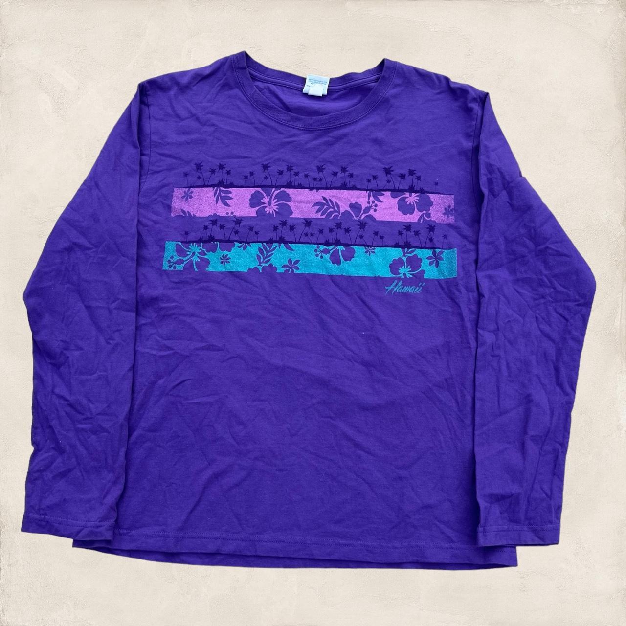 crazy shirts long sleeve tee hawaii beach flowers... Depop