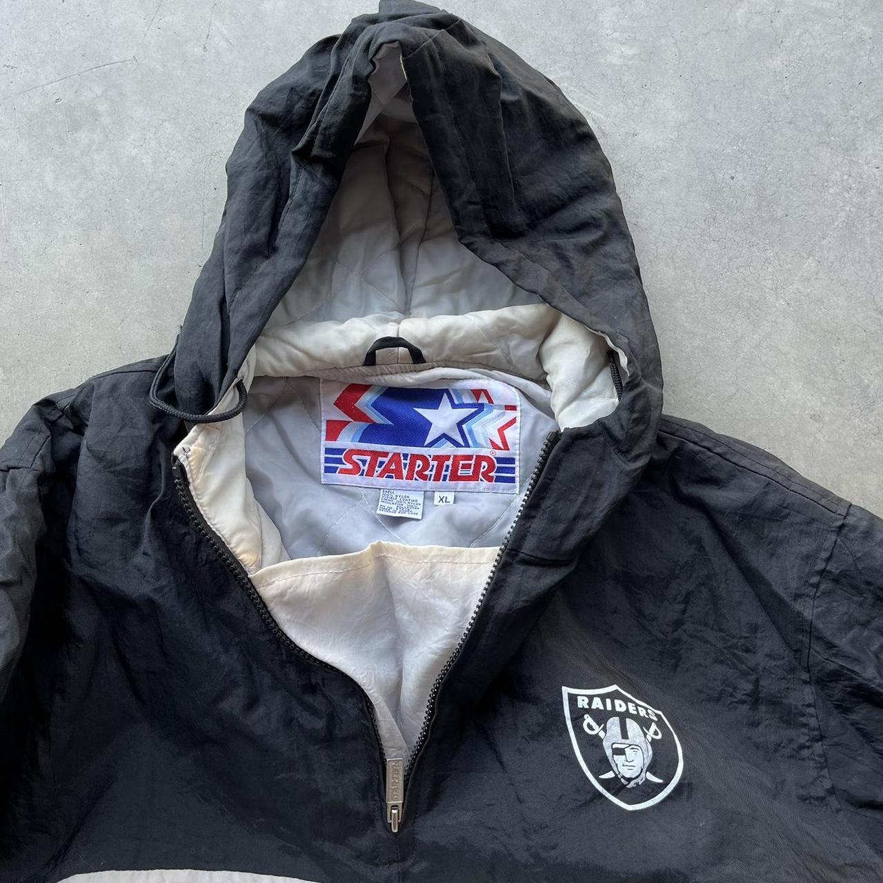 Vintage Reebok Oakland Raiders Puffer Jacket *may - Depop