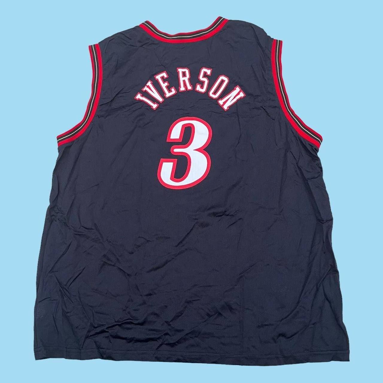 1990s Allen Iverson Philadelphia 76ers Basketball NBA Jersey