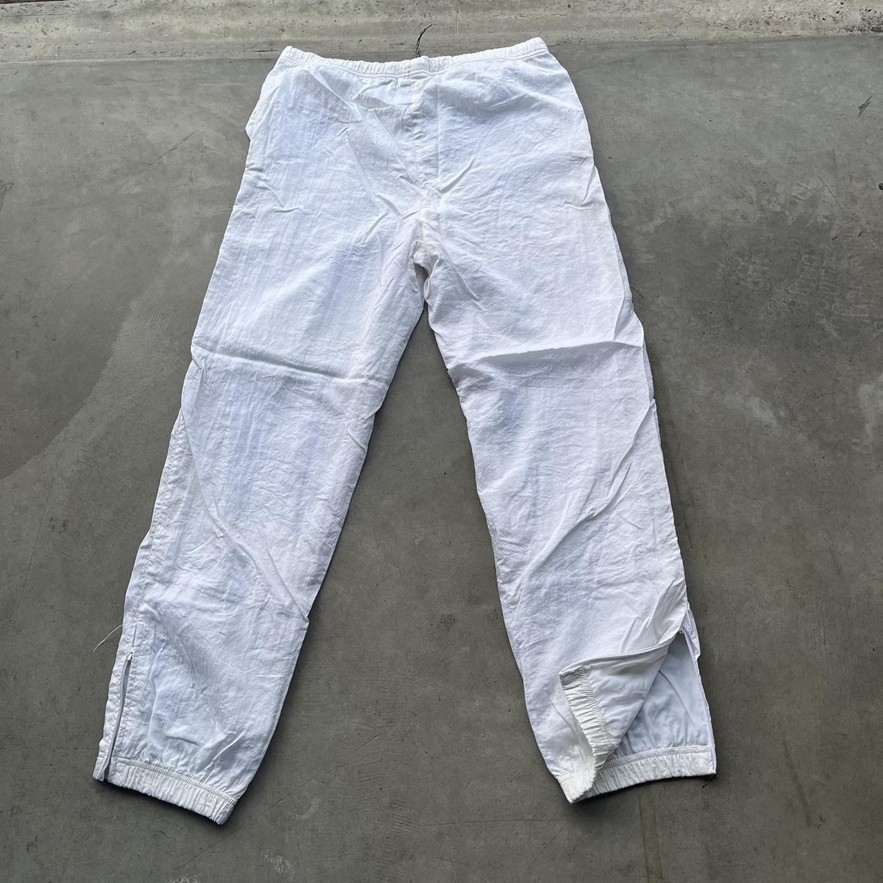 JCPenney Men's White and Purple Joggerstracksuits Depop