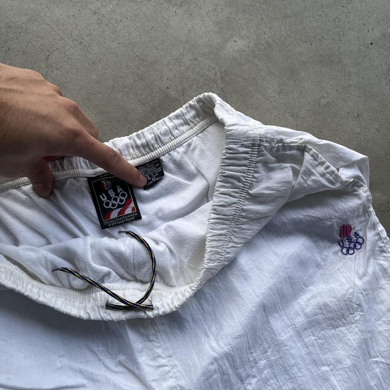 JCPenney Men's White and Purple Joggerstracksuits Depop