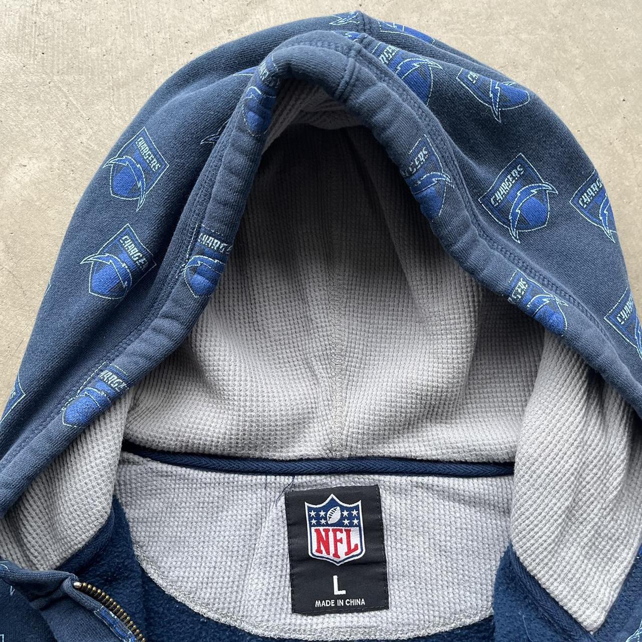 vintage san diego chargers hoodie nfl football - Depop