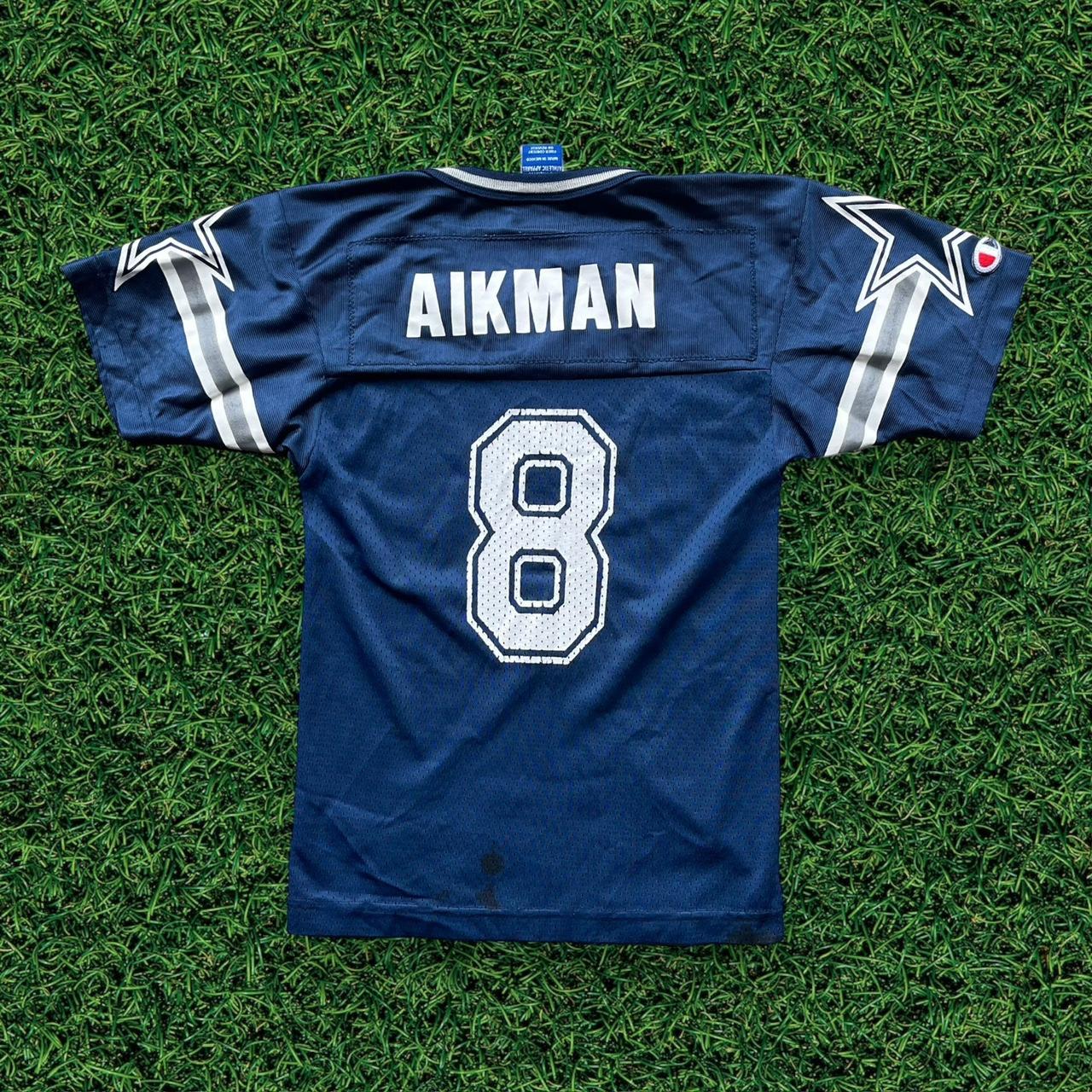 Vintage 90s Troy Aikman jersey No flaws SIZE: - Depop