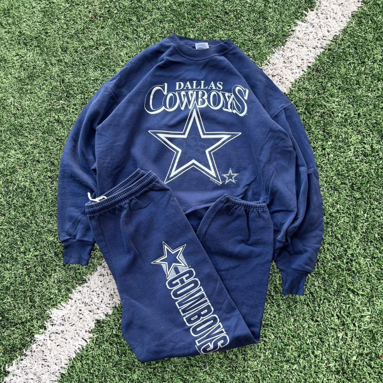 Dallas Cowboys Sweater - vintage all over full print - Depop