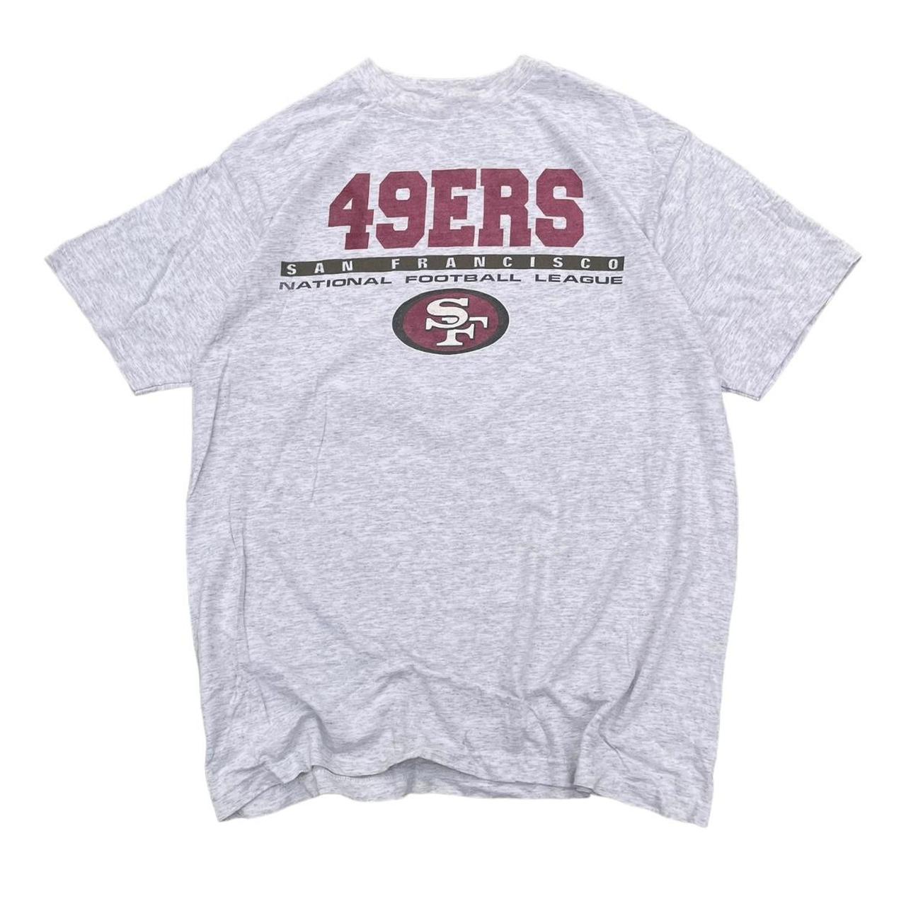 vintage san francisco 49ers graphic tee nfl... Depop