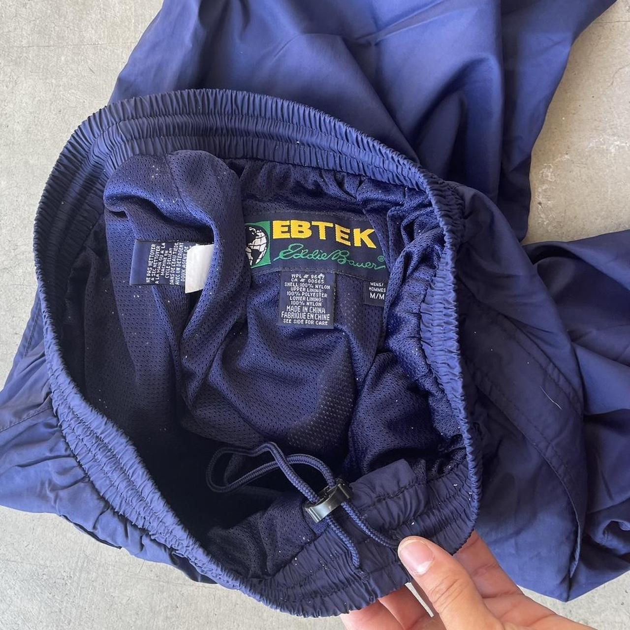 2000s eddie bauer ebtek sweatpants zipper flare... Depop
