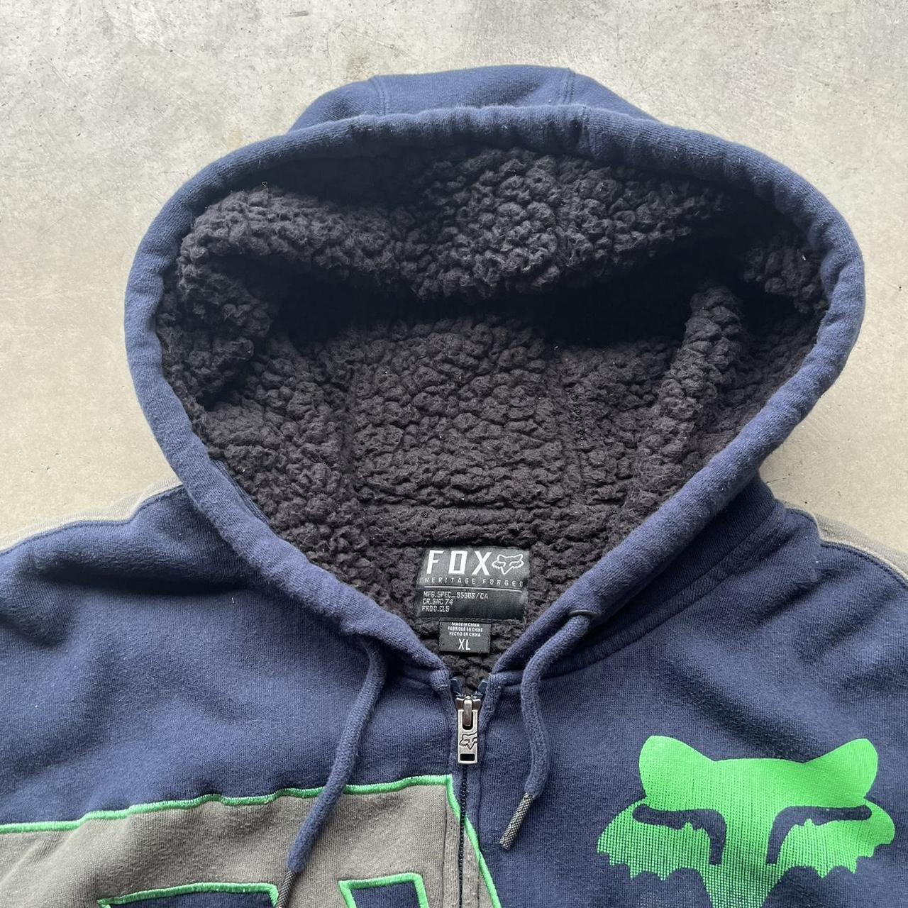 トップス 00s GOA g.o.a fox fur hoodie y2k Vintage goa fur zip up hoodie | Grailed