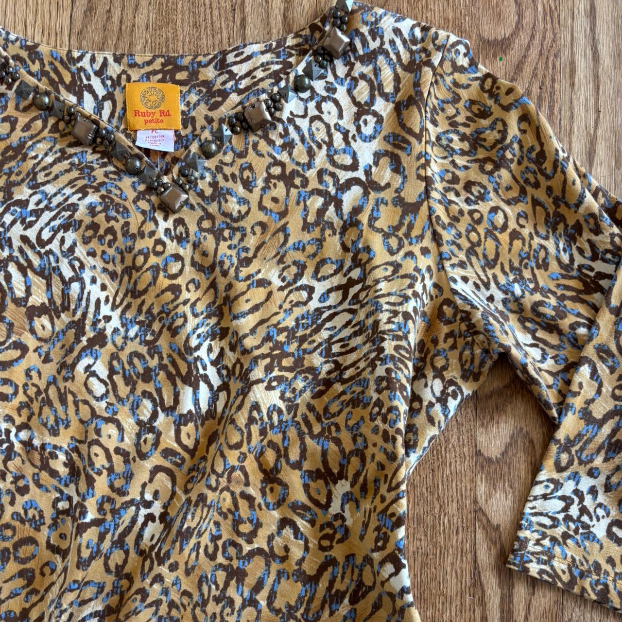 Ruby Rd. Women's Shirt - Multi/Brown - L – Ruby E… - image 1