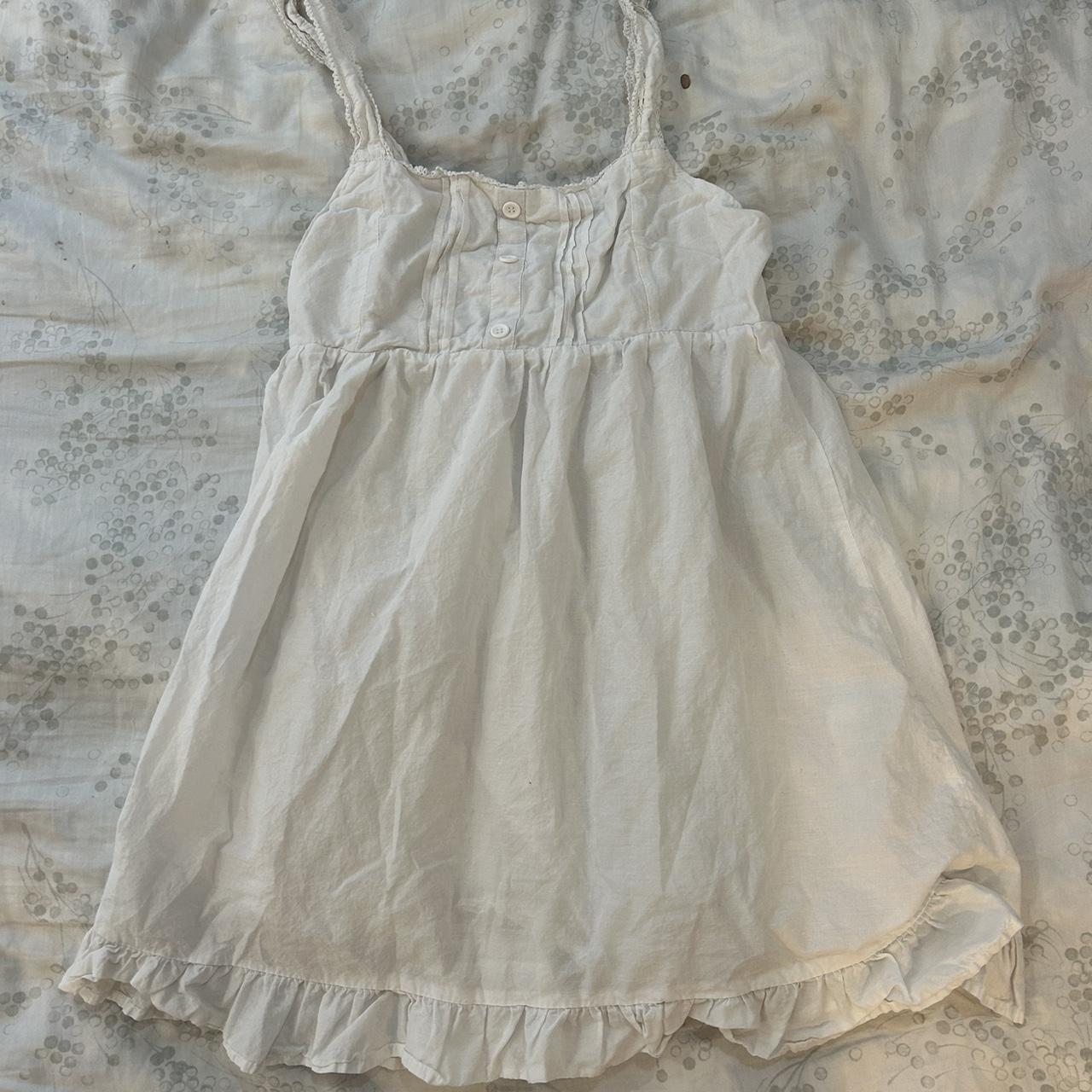  adorable cotton on white dress white dress with... Depop