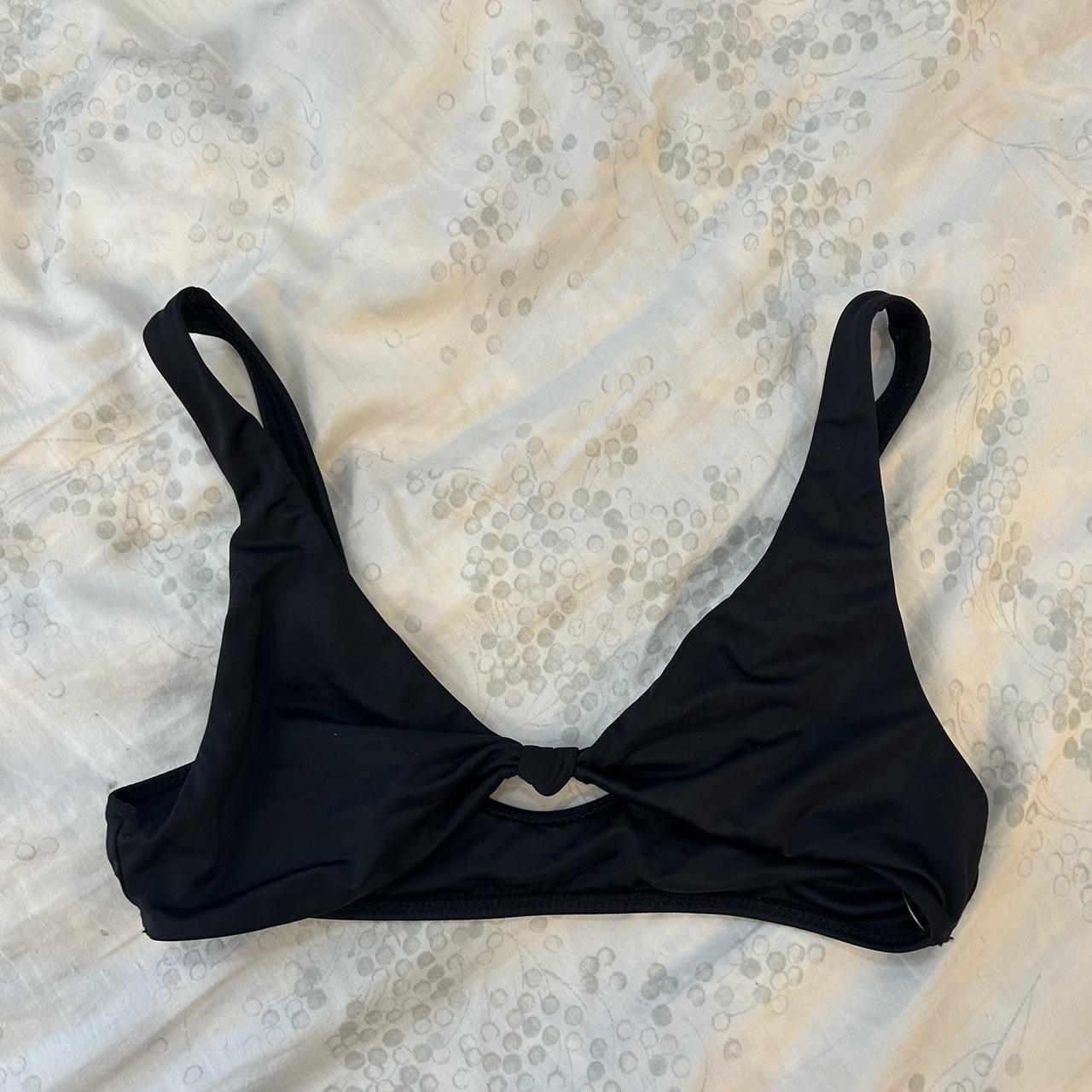 - pacsun/la hearts black bikini top - size m - i... - Depop