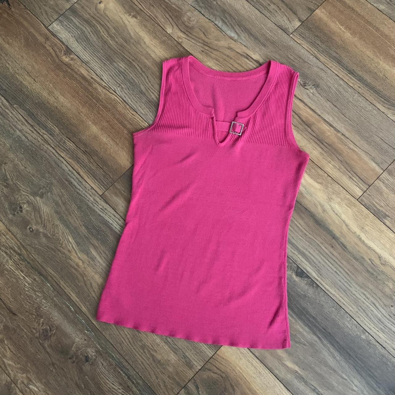 Cute Hot Pink Tank Top No tag but it would fit a... Depop