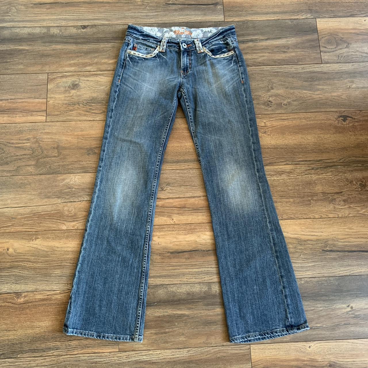 Miss Me Low Rise Flare Jeans Size 30 Waist Flat Depop