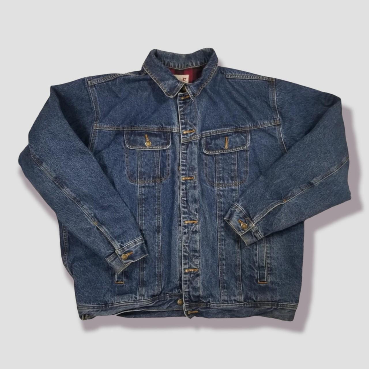WRANGLER RUGGED WEAR® FLANNEL LINED DENIM... Depop