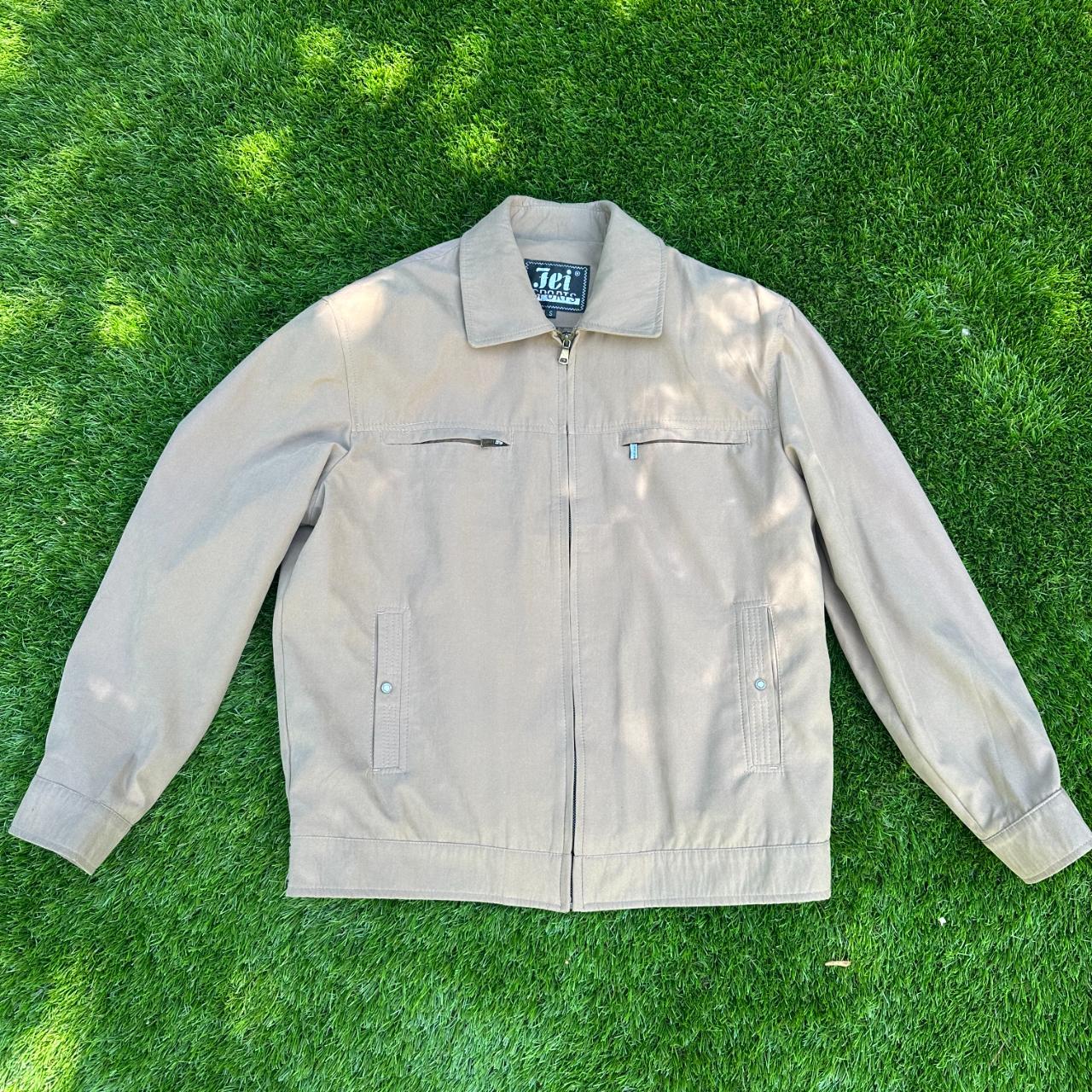 Source Unknown Men's Lightweight Jacket - Tan/Bro… - image 1
