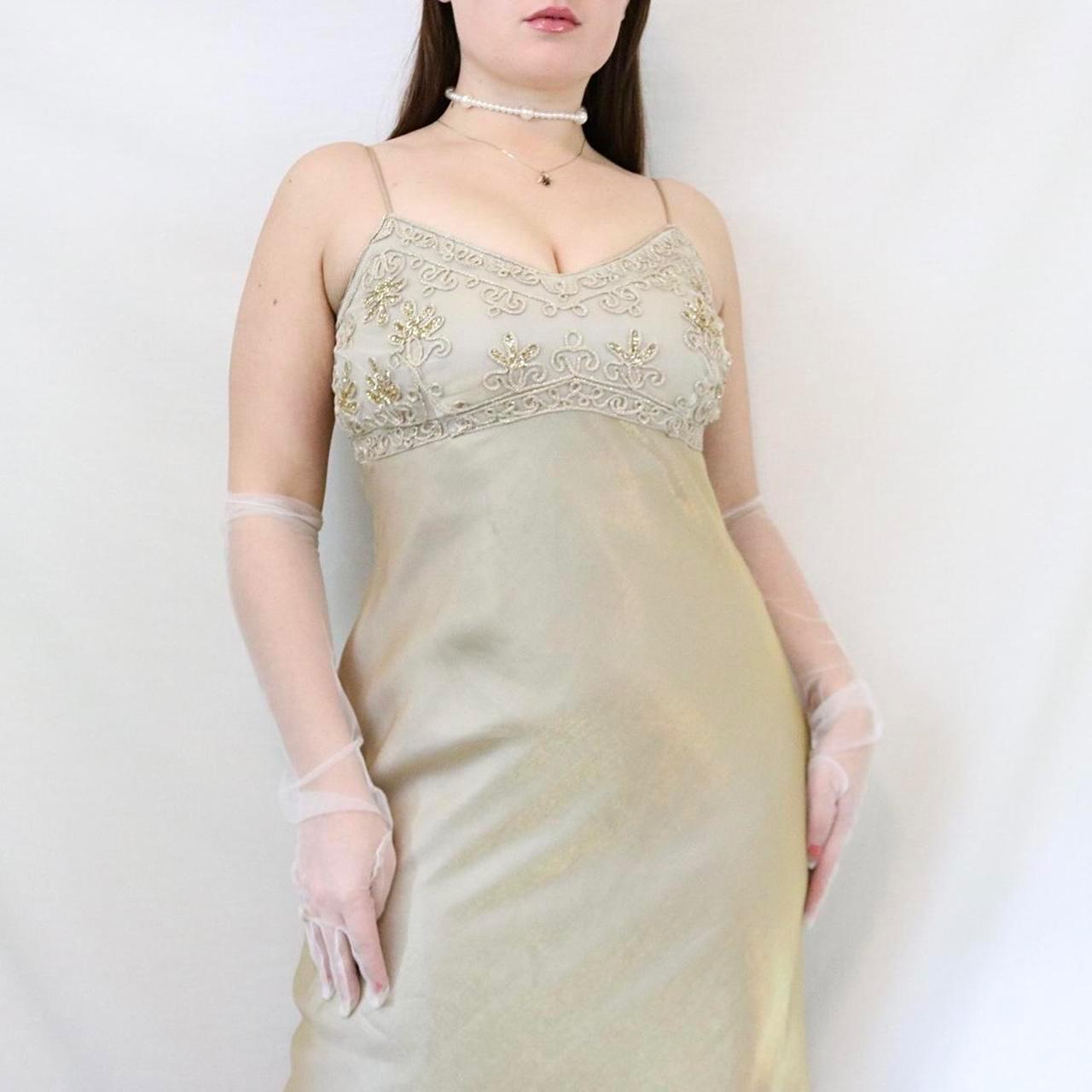 最終値下げAMERI vintage CHIC PEARL DRESS M 240514mm.49.jpg