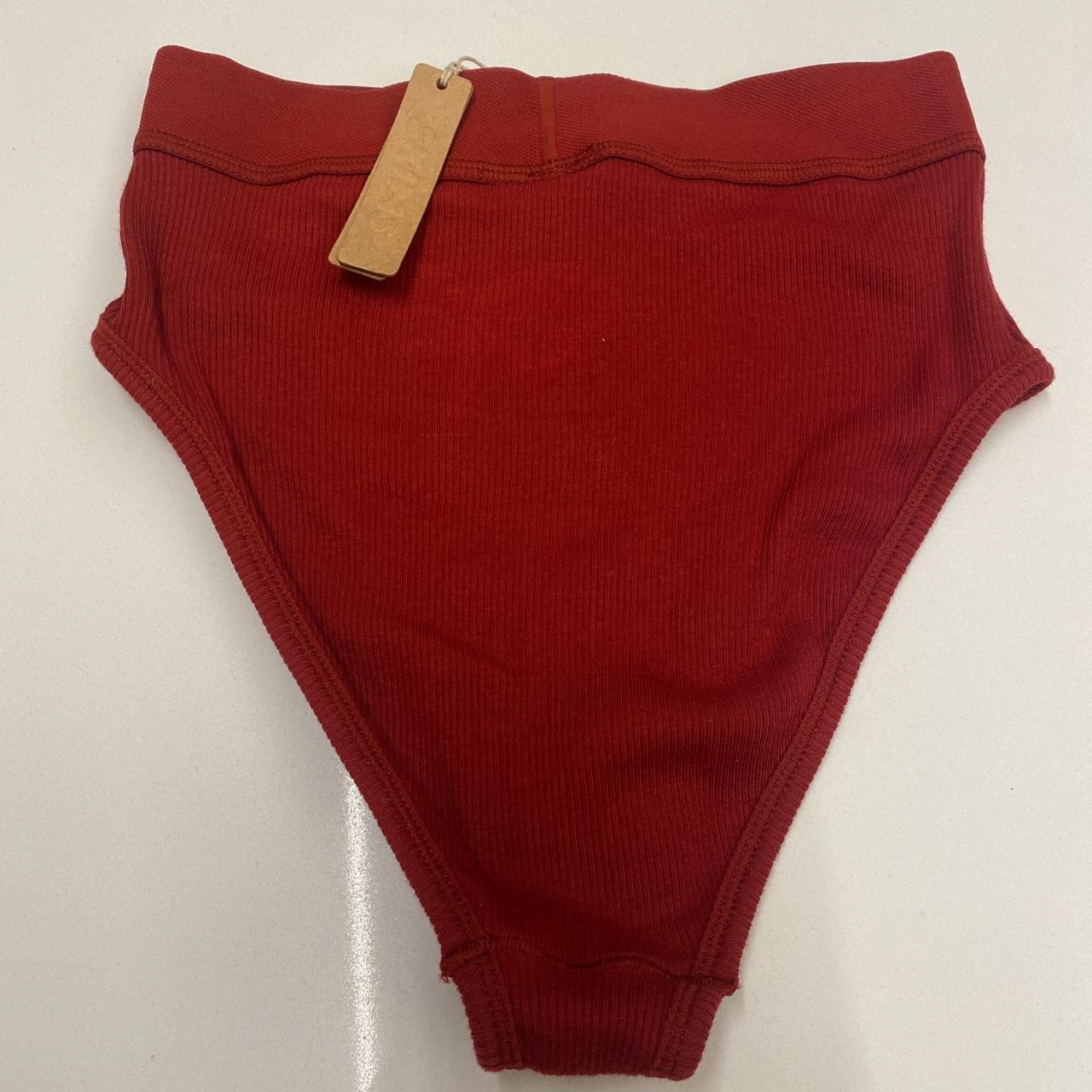 Skims underwear BRIEFS, Red undies in color red