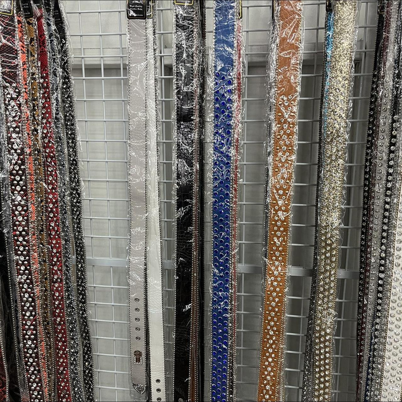 designer belts mens rhinestone