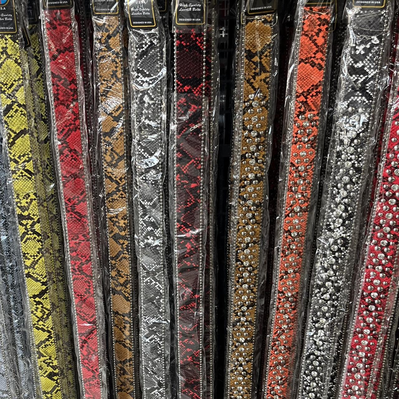 designer belts mens rhinestone