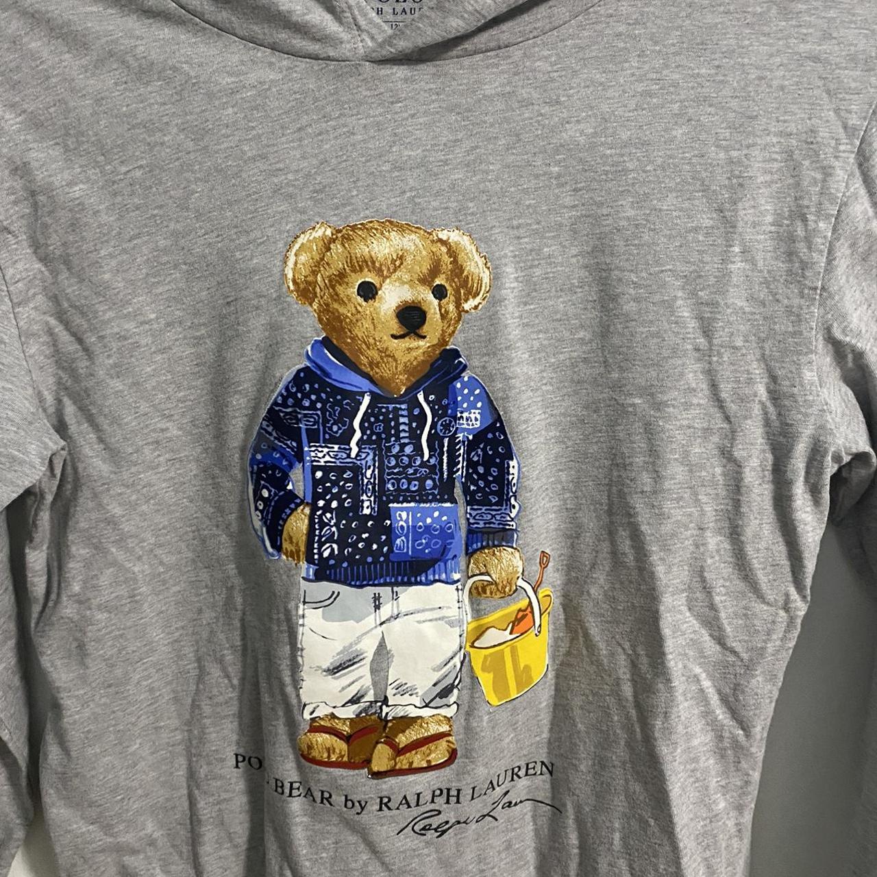 Big Boys Polo Ralph Lauren Shirt W/ Hood Size... Depop