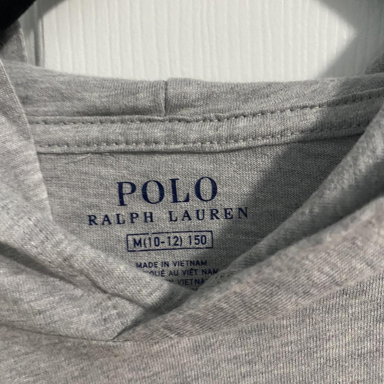 Big Boys Polo Ralph Lauren Shirt W/ Hood Size... Depop