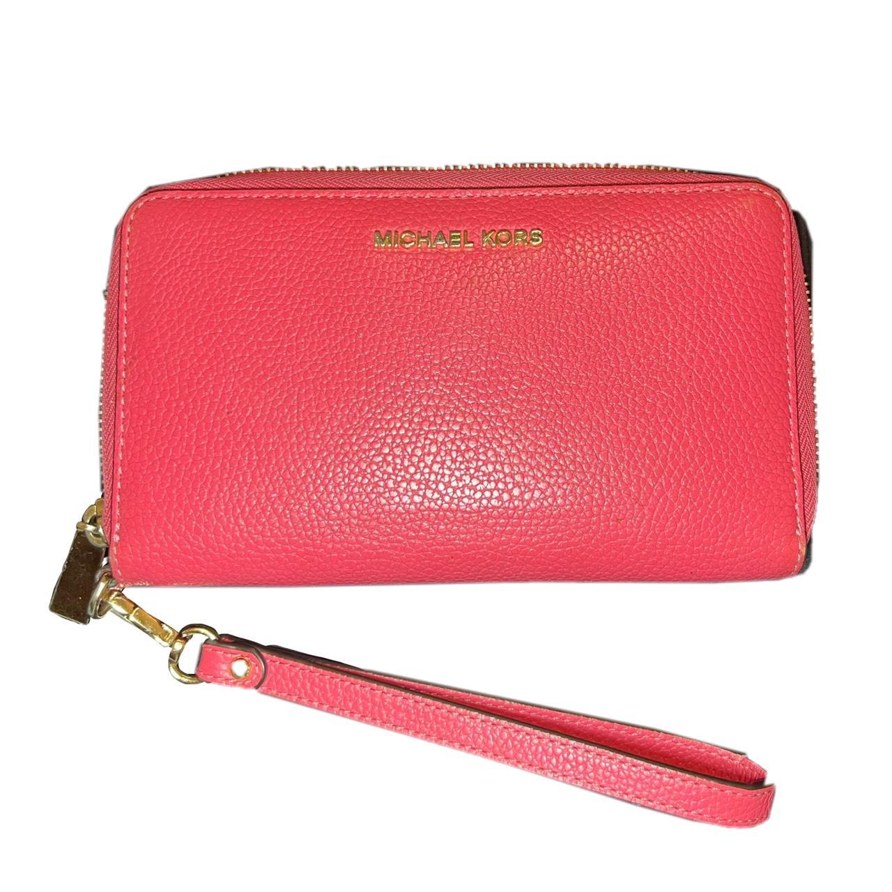 Michael factory Kors Pink Continental Wallet