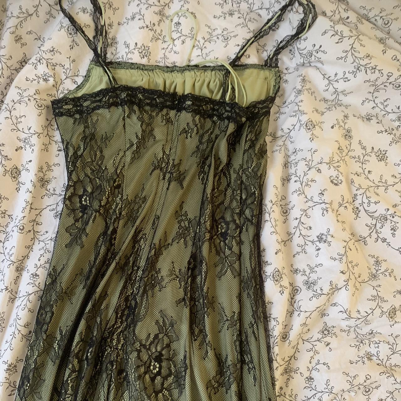 Cider Women's Green Dress | Depop