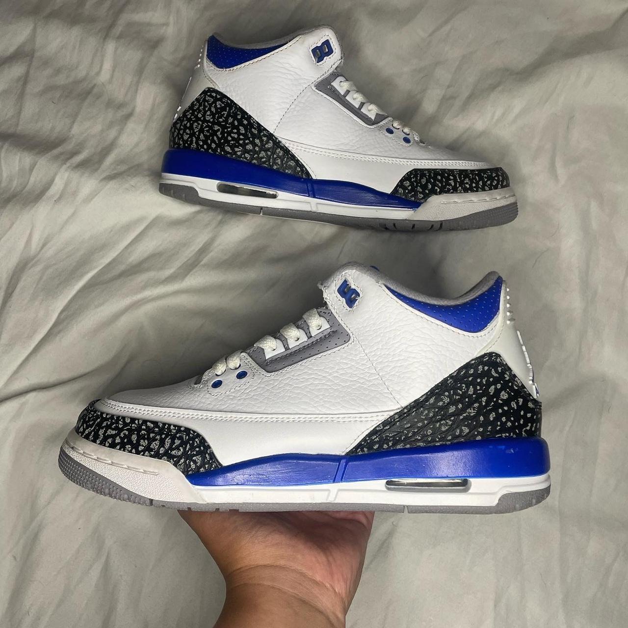 jordan 3 racer blue size 8