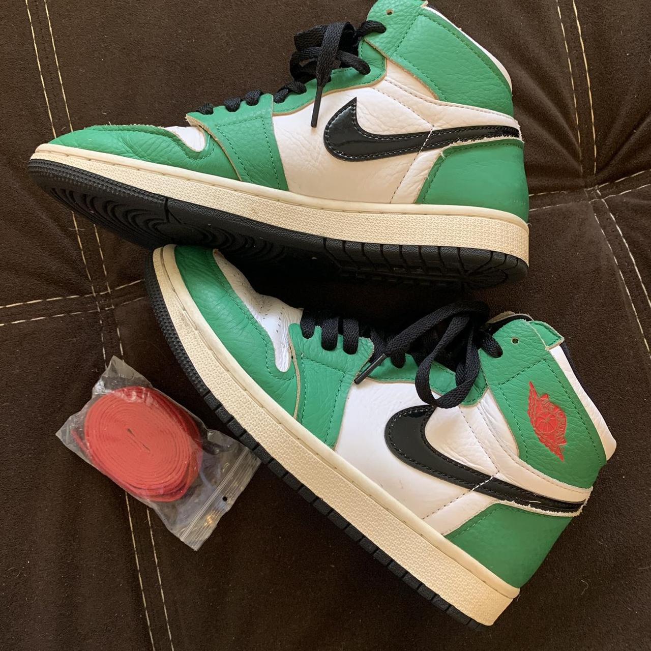 air jordan 1 retro green and black