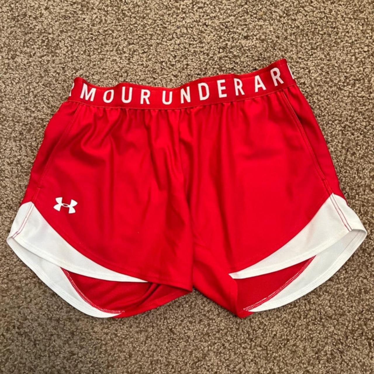 mens red and black nike shorts
