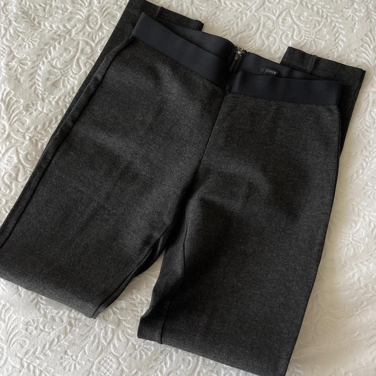 J. Crew pixie pant in charcoal grey high-waisted - Depop