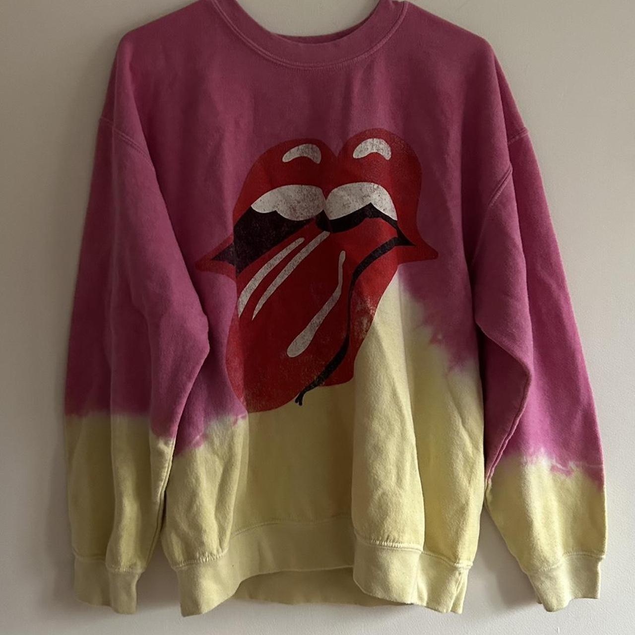 Urban Outfitters outlets The Rolling Stones Neon Logo Sweatshirt. NWOT