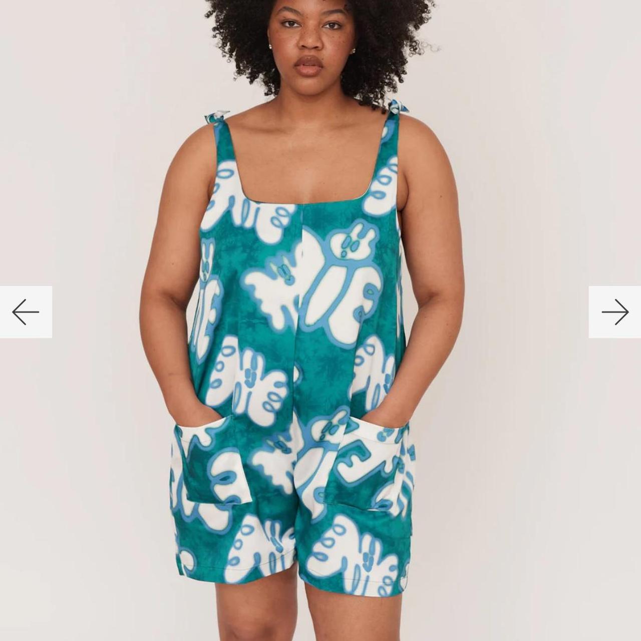 Lazy Oaf Women's Romper - Green/Multi - 10 – Lazy… - image 1