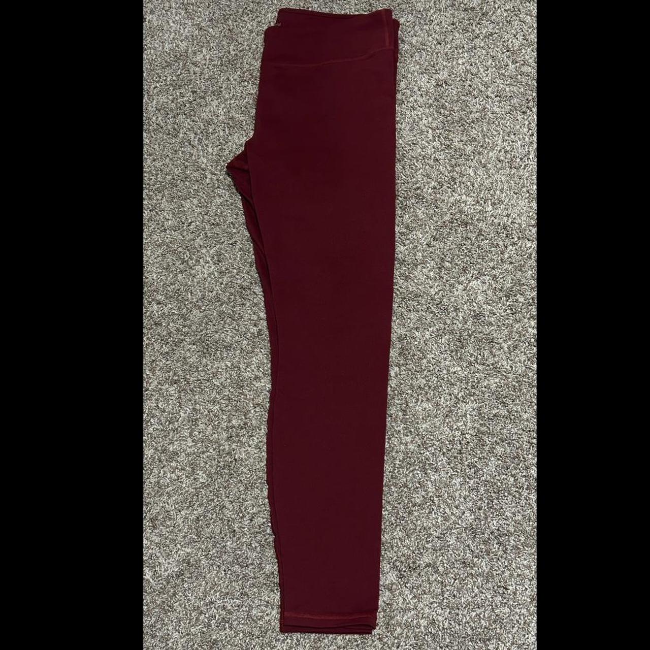 Powerhold Fabletics Red Leggings Size: Large The - Depop