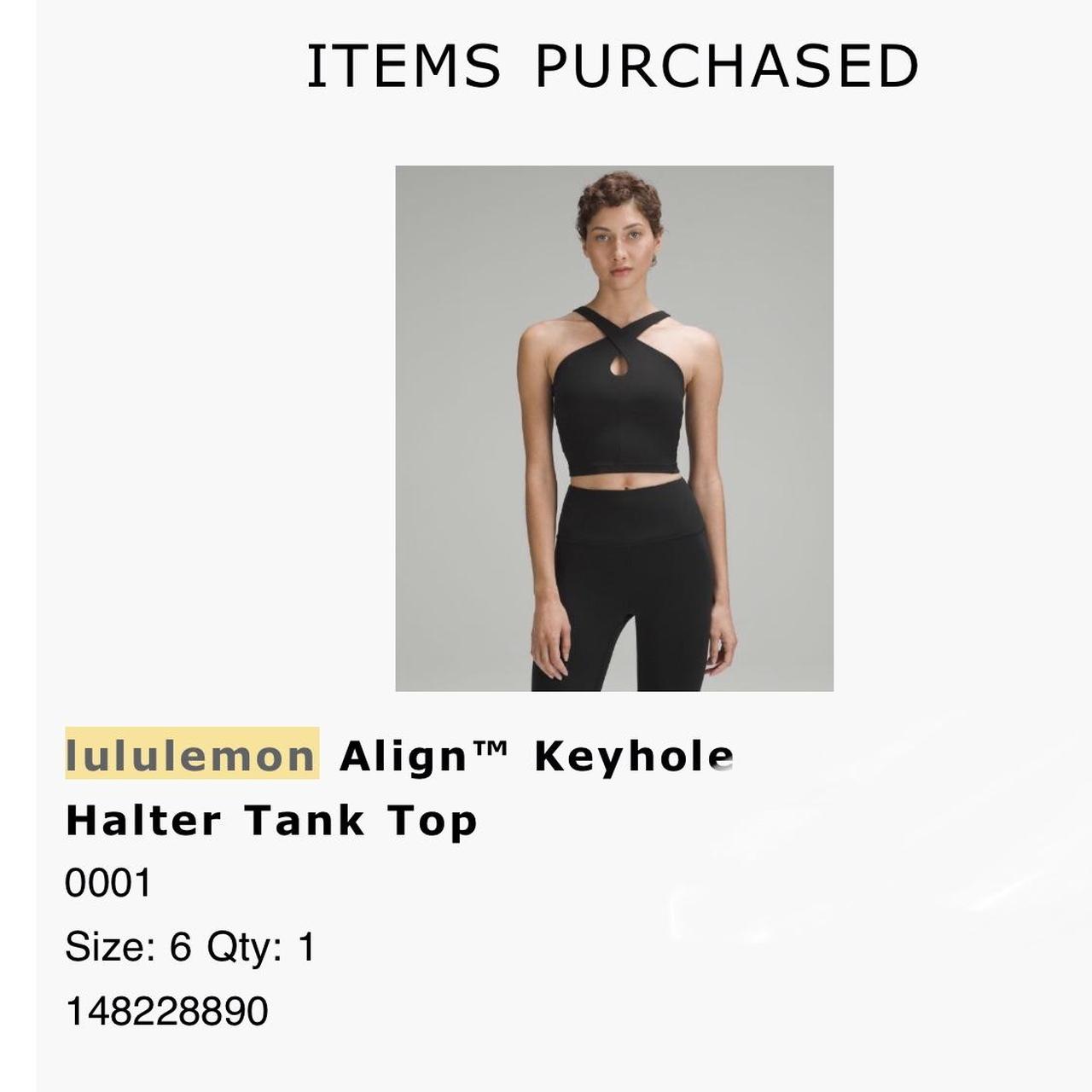 Black align outlet keyhole tank size 6