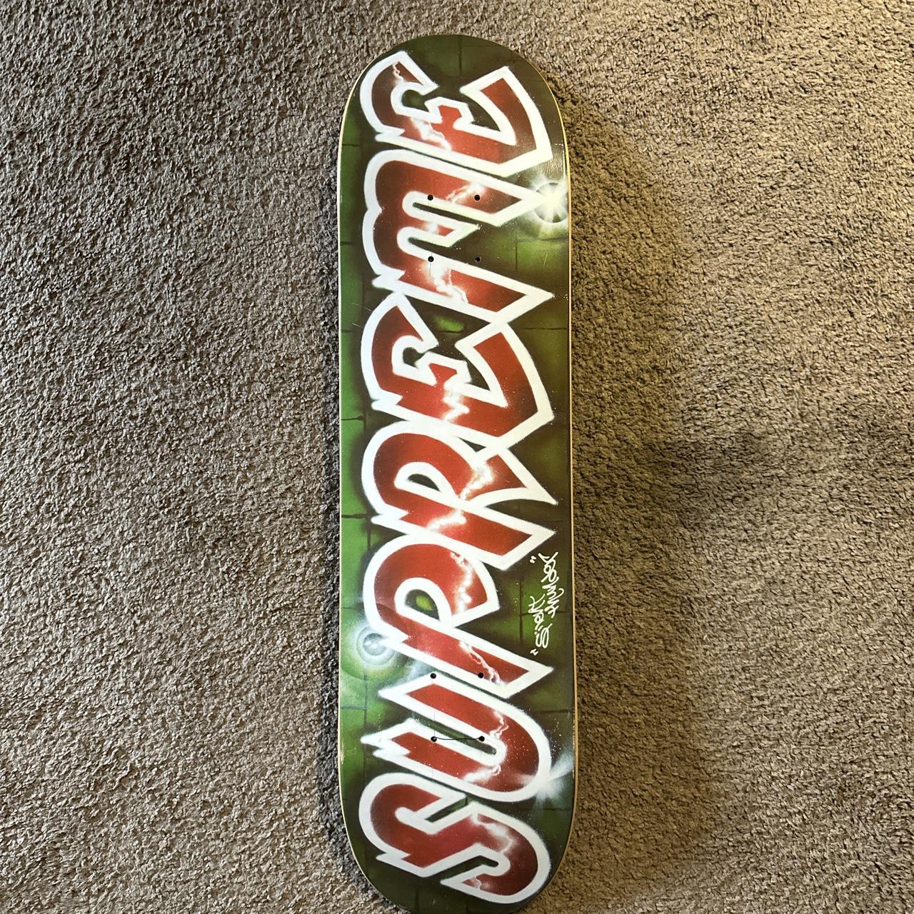 Supreme Green and Red Skates-skateboards-scooters
