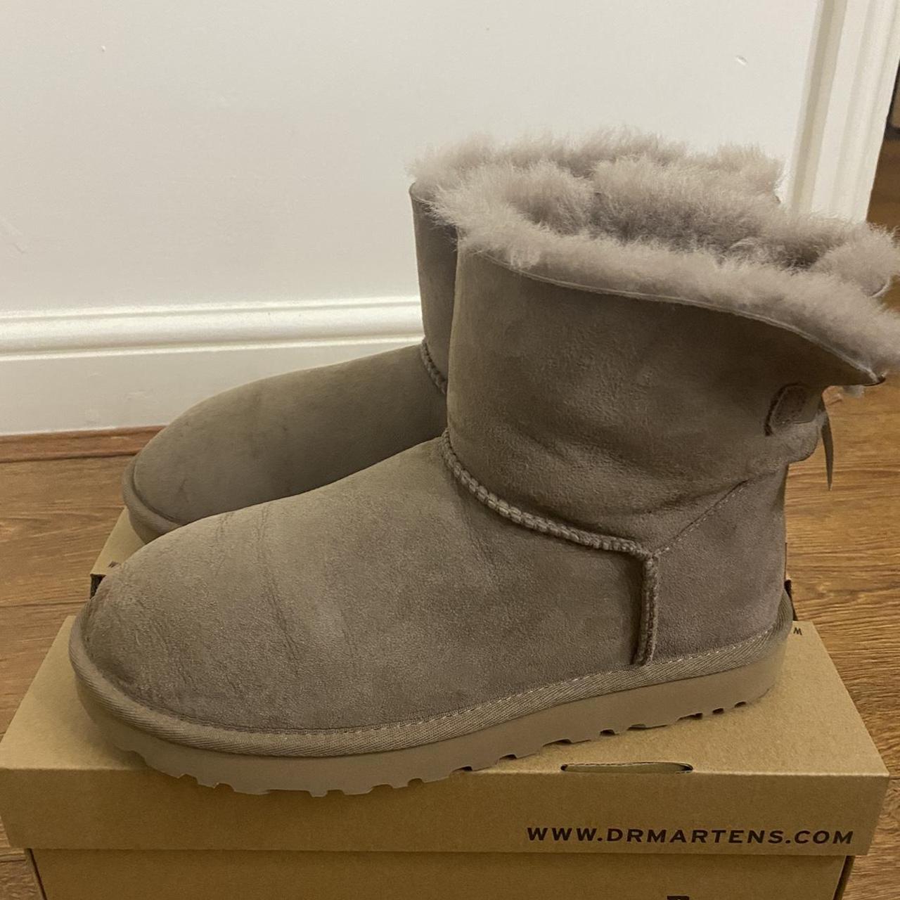 Mini bailey bow UGGs. Size 8, only worn once. #UGGs... - Depop