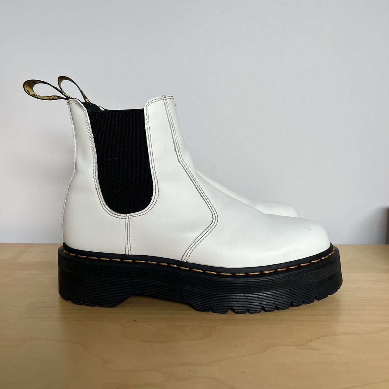 chelsea dr martens platform white