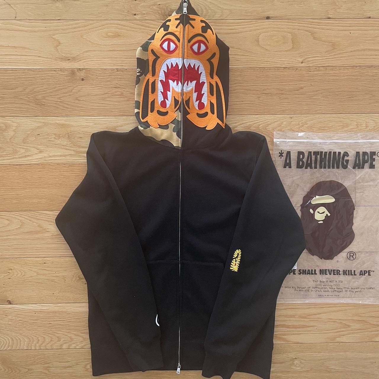 Bape Black Full Zip Hoodie / A Bathing Ape Zip... - Depop