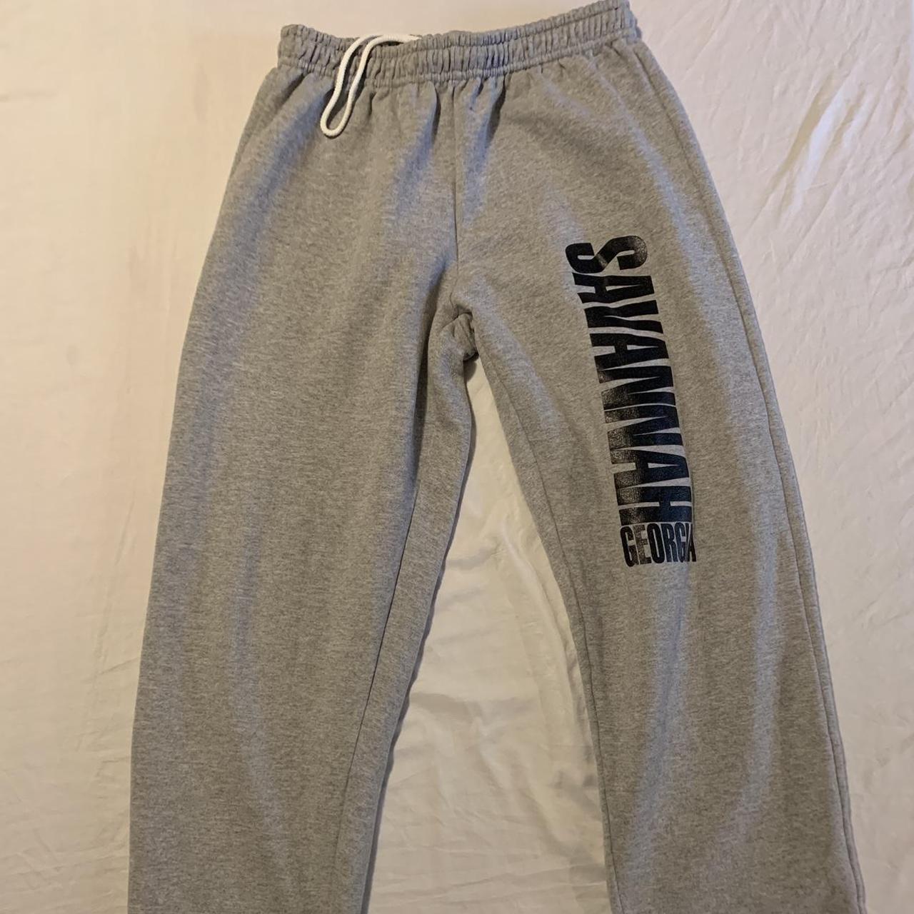 Gildan Women's Black and Grey Joggerstracksuits Depop