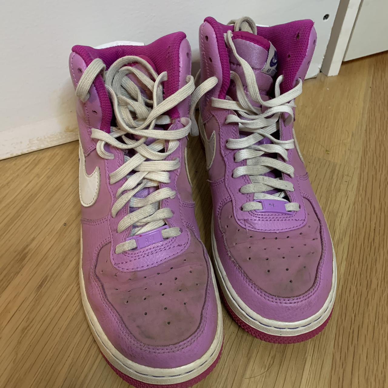 Pink Nike Air Shoes Size: 6 Youth Hashtags: #y2k - Depop