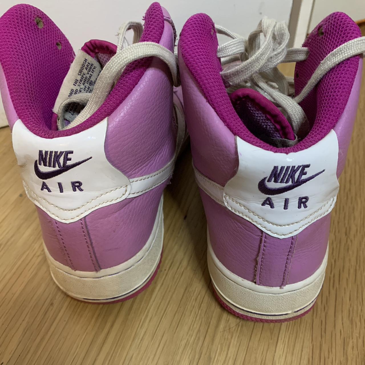 Pink Nike Air Shoes Size 6 youth Hashtags y2k... Depop