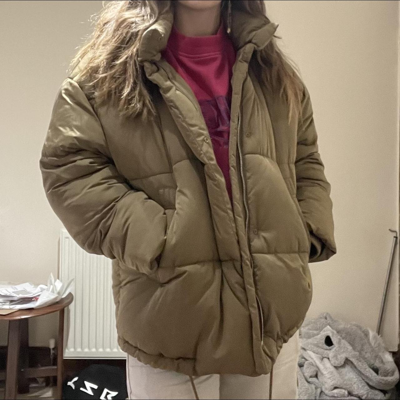 Zara Men's Brown Coat Depop