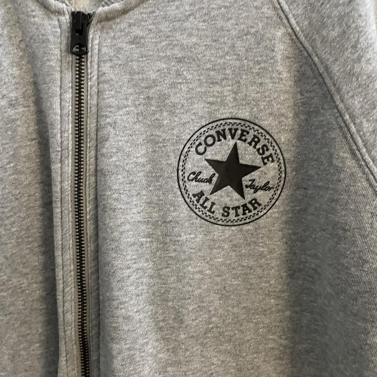 Womens grey converse best sale jacket