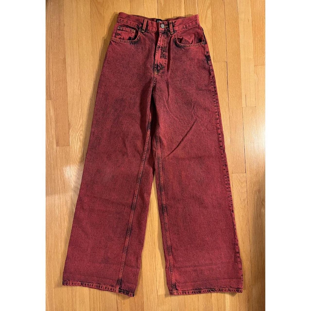 UO/BDG Skater Extra Baggy Jean in Red. Long inseam.... - Depop