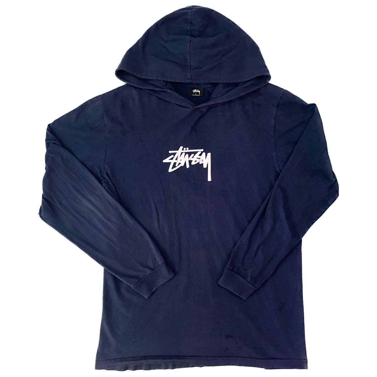 Stussy on sale blue sweatshirt